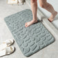 Pebble Stone Bathroom Carpet Toilet Floor Mat Door Mat
