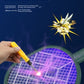 Electric Mosquito Swatter Rechargeable Household Mosquito Killer Lamp