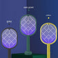 Electric Mosquito Swatter Rechargeable Household Mosquito Killer Lamp
