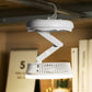 USB Charging Foldable Table Fan Wall Mounted Hanging Ceiling Fan With LED Light 4 Speed Adjustable For Home Room Air Cooler Fan