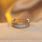 Round Full Circle Simple Minority All-match Design Ring