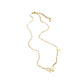 Titanium Steel Irregular Butterfly Necklace Korean Ins Sweet Elegance