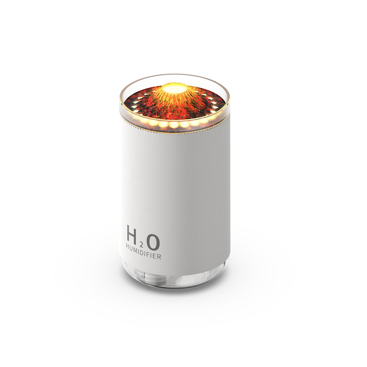 New Style Humidifier Simulation Flame Aroma Diffuser Volcano Household Desk