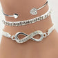 Women's Loving Heart With Opening Bracelet Creative Retro Simple