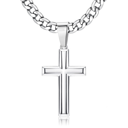 Cross Pendant Necklace Fashion Simple Party Ornament Matching