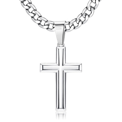 Cross Pendant Necklace Fashion Simple Party Ornament Matching