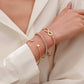 Women's Loving Heart With Opening Bracelet Creative Retro Simple