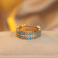 Round Full Circle Simple Minority All-match Design Ring
