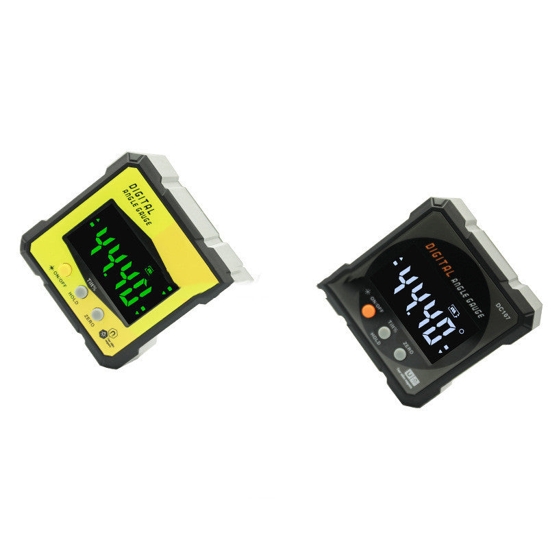 Laser Digital Display Inclination Black Inclinometer Level Horizontal Ruler