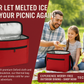 Picnic Portable Ice Pack Food Thermal Bag Food Delivery Oxford Cloth Insulated Cooler Bag For Outdoor Travel Picnic