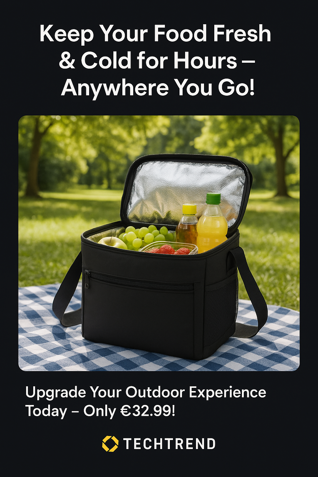 Picnic Portable Ice Pack Food Thermal Bag Food Delivery Oxford Cloth Insulated Cooler Bag For Outdoor Travel Picnic